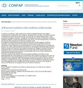 CONFAP - ACB promove palestra sobre medicina cardiovascular